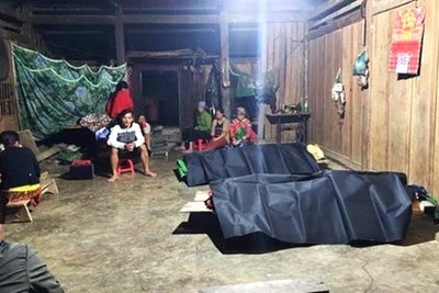 Các gia đình chuẩn bị lo hậu sự cho nạn nhân tử vong trong vụ cây rừng đổ đè.