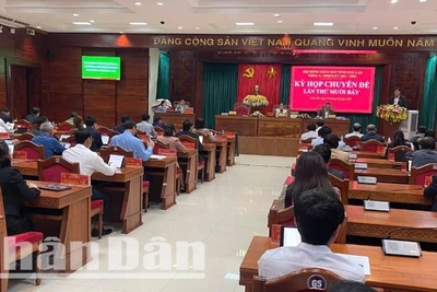 Quang cảnh kỳ họp.