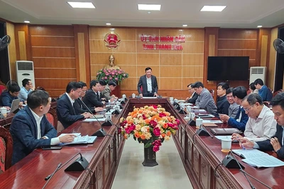 Hội nghị rà soát tiến độ, tháo gỡ khó khăn, vướng mắc cho các dự án đầu tư vào Thanh Hóa.