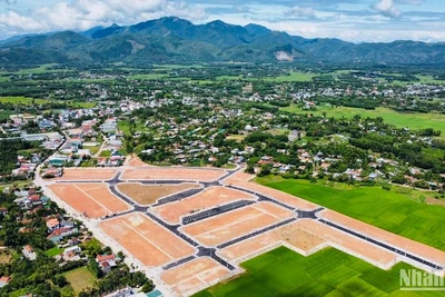 Khu tái định cư An Hội Bắc 1 xã Nghĩa Kỳ, huyện Tư Nghĩa hoàn thành hạ tầng đón người dân an cư.