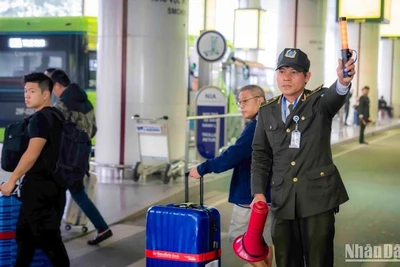 Cảng Hàng không quốc tế Nội Bài thực hiện tăng cường an ninh cấp độ 1 từ ngày 6/2 đến 16/2/2024 theo chỉ đạo của Cục Hàng không Việt Nam.