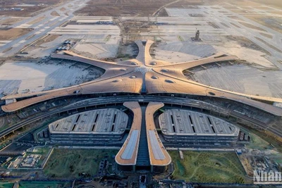 Sân bay quốc tế Đại Hưng là một trong những công trình hàng không hiện đại bậc nhất thế giới.