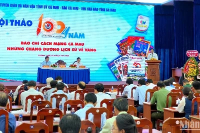 Hội thảo hướng đến kỷ niệm 100 năm Báo chí Cách mạng Việt Nam tại Cà Mau.