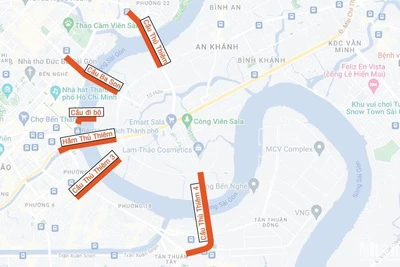 [Infographic] 5 cây cầu vượt sông Sài Gòn sang Thủ Thiêm