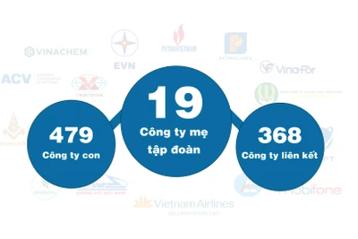 [Infographic] Kết quả kinh doanh của 19 tập đoàn, tổng công ty nhà nước 8 tháng đầu năm 2023