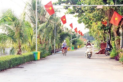 Môi trường sạch sẽ tại xã Xuân Khê, huyện Lý Nhân.