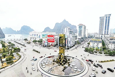 Một góc thành phố Hạ Long, tỉnh Quảng Ninh.