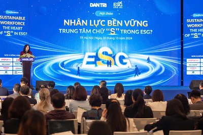 Toàn cảnh hội thảo "Nhân lực bền vững - Trung tâm của chữ "S" trong ESG?"