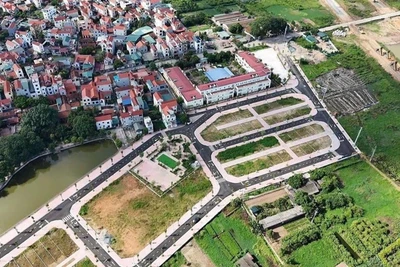 Khu vực đấu giá đất tại xã Tiền Yên, huyện Hoài Đức (TP Hà Nội)