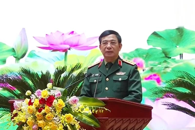 Đại tướng Phan Văn Giang phát biểu chỉ đạo tại Hội nghị. Ảnh: dangcongsan.vn