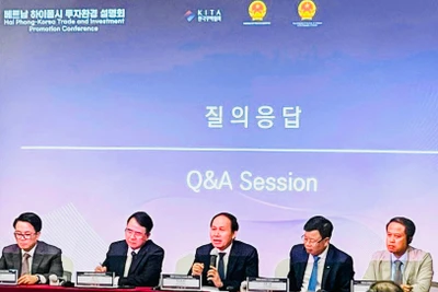 Đoàn công tác của thành phố Hải Phòng xúc tiến đầu tư tại Hàn Quốc.