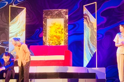 Một cảnh trong vở diễn "Bắt quỷ".