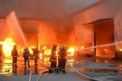 Ảnh minh họa: Một vụ cháy lớn gây hậu quả nghiêm trọng xảy ra ở tỉnh Hà Nam, Trung Quốc.