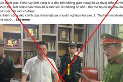 Một trang fanpage mạo danh với các dịch vụ hỗ trợ lấy lại tiền bị treo.