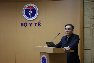 Ông Nguyễn Lương Tâm, Phó Cục trưởng Cục Y tế dự phòng (Bộ Y tế) phát biểu.