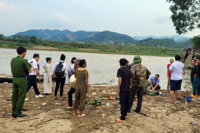 Nơi xảy ra vụ đuối nước thương tâm. (Ảnh: Báo Yên Bái)