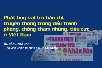 Phát huy vai trò báo chí, truyền thông trong đấu tranh phòng, chống tham nhũng, tiêu cực ở Việt Nam
