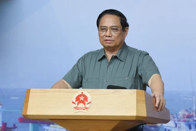 Thủ tướng phát biểu ý kiến tại Hội nghị. (Ảnh: Trần Hải)