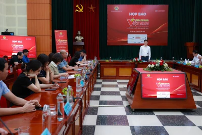 Họp báo Chương trình Vinh quang Việt Nam năm 2024.