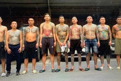 9 đối tượng bị bắt giữ khẩn cấp.