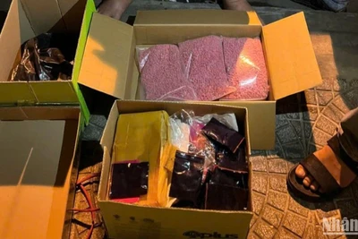 Đấu tranh Chuyên án 425T, lực lượng chức năng thu giữ hàng chục nghìn viên ma túy tổng hợp.