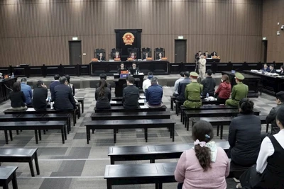 Một phiên xét xử tại Tòa án nhân dân thành phố Hà Nội.