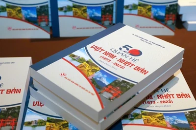 Sách chuyên khảo “50 năm quan hệ Việt Nam-Nhật Bản (1973-2023)” (Ảnh:JICA)