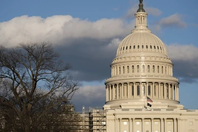 Tòa nhà Quốc hội Mỹ ở Washington, D.C (Ảnh: Tân Hoa xã)