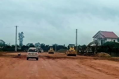 Tuyến đường liên kết Thái Nguyên-Bắc Giang-Vĩnh Phúc được Thái Nguyên đẩy nhanh tiến độ hoàn thành trước sáu tháng, dự kiến đưa vào sử dụng từ cuối năm nay.