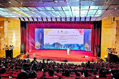 Quang cảnh Hội nghị xúc tiến đầu tư Quảng Ninh-Nhật Bản năm 2023.