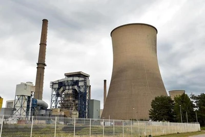 Nhà máy nhiệt điện than và khí đốt Emile-Huchet ở Saint-Avold and Carling, miền Đông Pháp ngày 7/7/2022. (Ảnh: AFP/TTXVN)