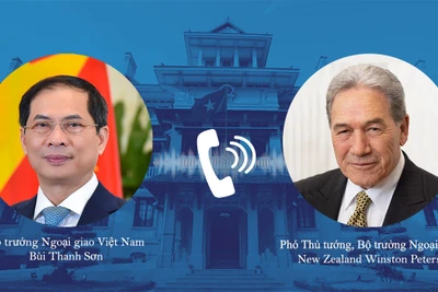 Bộ trưởng Ngoại giao Bùi Thanh Sơn điện đàm với Phó Thủ tướng, Bộ trưởng Ngoại giao New Zealand Winston Peters.
