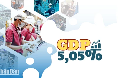 Việt Nam đạt mức tăng trưởng ấn tượng 5,05%