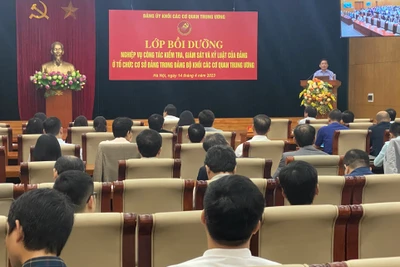 Quang cảnh lớp học.