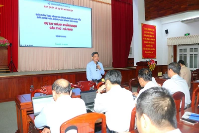 Gỡ vướng mặt bằng dự án cao tốc Cần Thơ-Cà Mau, đoạn qua Hậu Giang