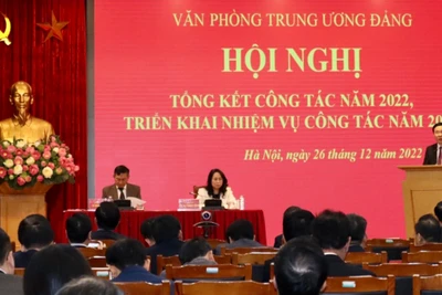 Toàn cảnh hội nghị.