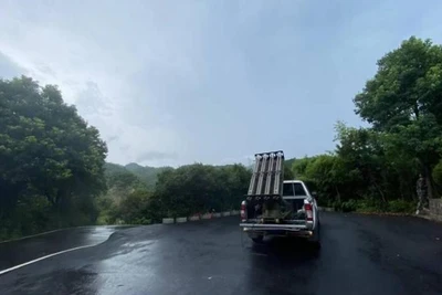 Thiết bị phun hóa chất làm mưa nhân tạo ở tỉnh Chiết Giang, Trung Quốc. (Ảnh: zjol.com.cn)