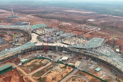 Nhà ga hành khách được xem là "trái tim" giai đoạn 1 dự án sân bay Long Thành.