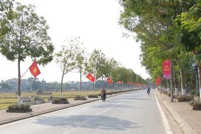 Hệ thống đường giao thông ở Thanh Trì được đầu tư bài bản. (Ảnh Thanh Hồng)