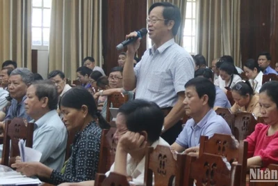 Cử tri Trần Văn Tương trú tại phường Tân Thạnh, thành phố Tam Kỳ (Quảng Nam) đề nghị Trung ương xem xét, đầu tư mở rộng Quốc lộ IA qua tỉnh Quảng Nam.