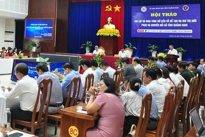 Quang cảnh buổi hội thảo.