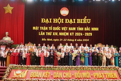 Ủy ban Mặt trận Tổ quốc tỉnh Bắc Ninh khóa 14 ra mắt.