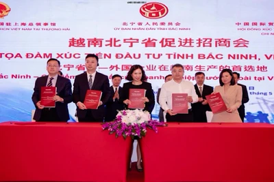 Thông qua các hoạt động xúc tiến đầu tư, nhiều doanh nghiệp đã lựa chọn Bắc Ninh là ''điểm đến''.