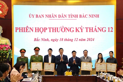 Tỉnh Bắc Ninh kịp thời khen thưởng, động viên các tập thể, cá nhân trong công tác xử lý ô nhiễm môi trường trên địa bàn.