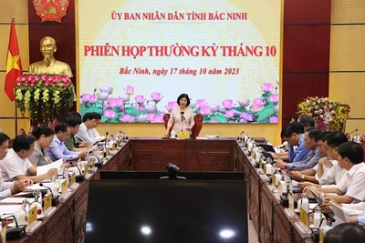 Phiên họp thường kỳ tháng 10 của Ủy ban nhân dân tỉnh Bắc Ninh.