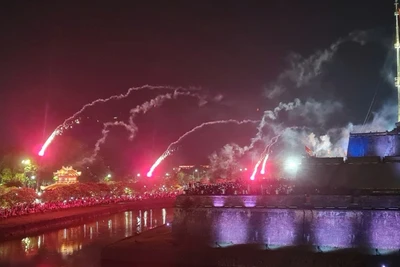 Hỏa pháo bay lệch quỹ đạo rơi vào đám đông.