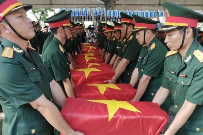 Bến Tre tổ chức truy điệu, cải táng 121 hài cốt liệt sĩ.