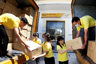 Bưu điện Việt Nam miễn cước vận chuyển hàng cứu trợ tới 12 tỉnh, thành phố bị ảnh hưởng bởi bão lũ