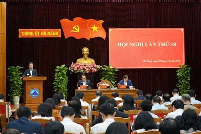 Phiên khai mạc Hội nghị Thành ủy Đà Nẵng lần thứ 18.