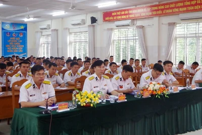 Hội nghị rút kinh nghiệm công tác huấn luyện xây dựng đơn vị chính quy của Lữ đoàn 167 Hải quân